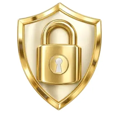 Shield with padlock — GQbet