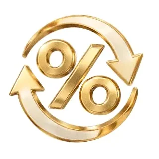 Percent cycle icon — GQbet