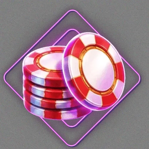Poker table with cards