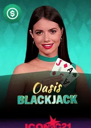 Oasis Blackjack live game cover