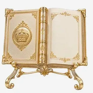 Ornate open book — GQbet