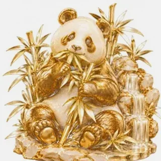 Panda eating bamboo — GQbet