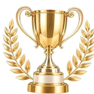 Gold trophy cup — GQbet