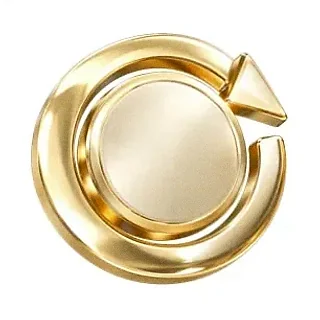 Gold circular arrow — GQbet
